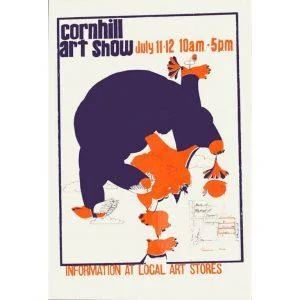 1970 Corn Hill Arts Festival Poster