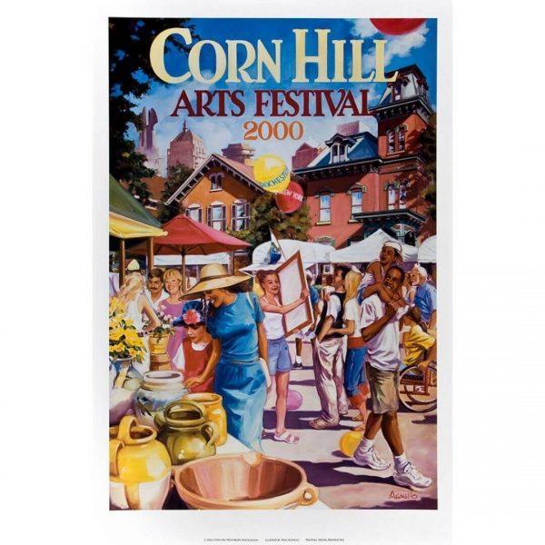 2000 Corn Hill Arts Festival Poster
