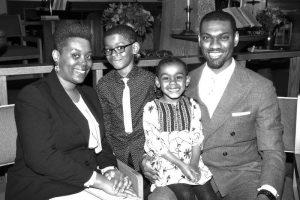 Reverend Derrill A. Blue and family