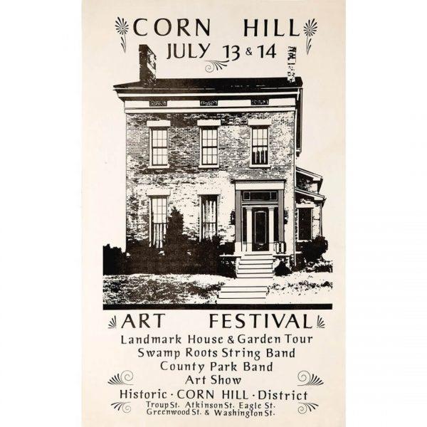 1974 Corn Hill Arts Festival Poster