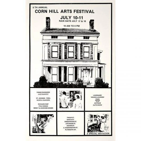 1976 Corn Hill Arts Festival Poster