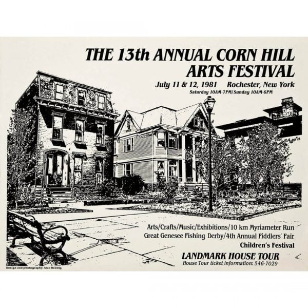 1981 Corn Hill Arts Festival Poster