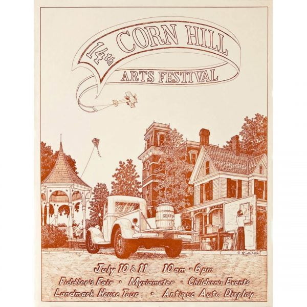 1982 Corn Hill Arts Festival Poster