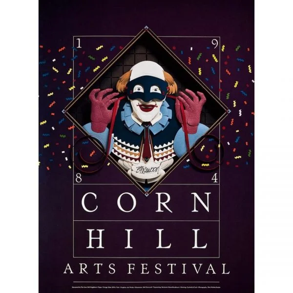 1984 Corn Hill Arts Festival Poster