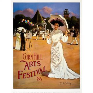 1986 Corn Hill Arts Festival Poster