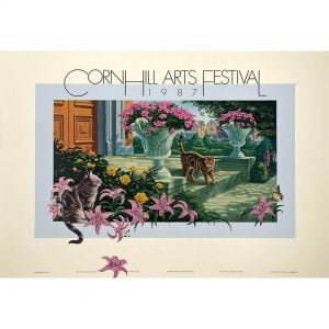 1987 Corn Hill Arts Festival Poster