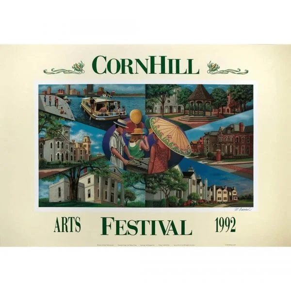 1992 Corn Hill Arts Festival Poster