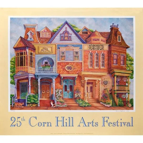1993 Corn Hill Arts Festival Poster