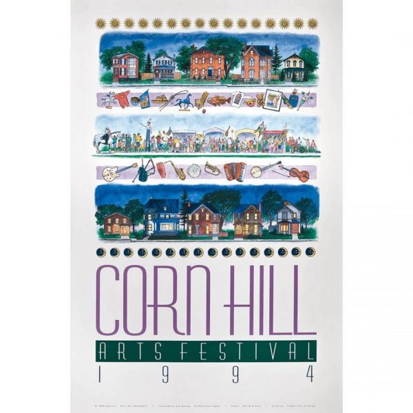 1994 Corn Hill Arts Festival Poster