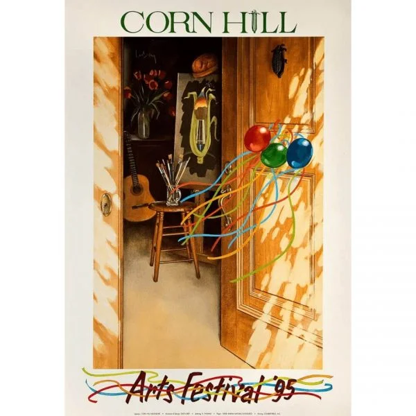 1995 Corn Hill arts Festival Poster