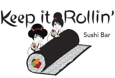 keep it rollin sushi bar rochester, ny logo