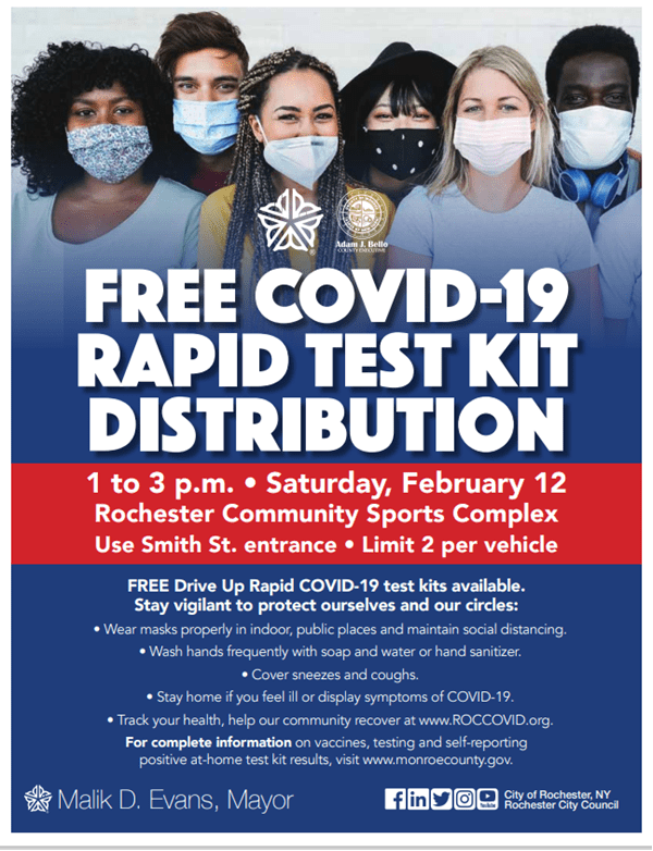 free covid-19 rapid test kit distribution