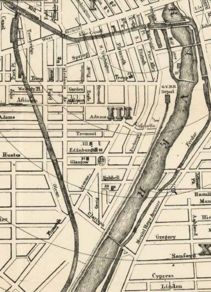 Genesee Valley Canal Map