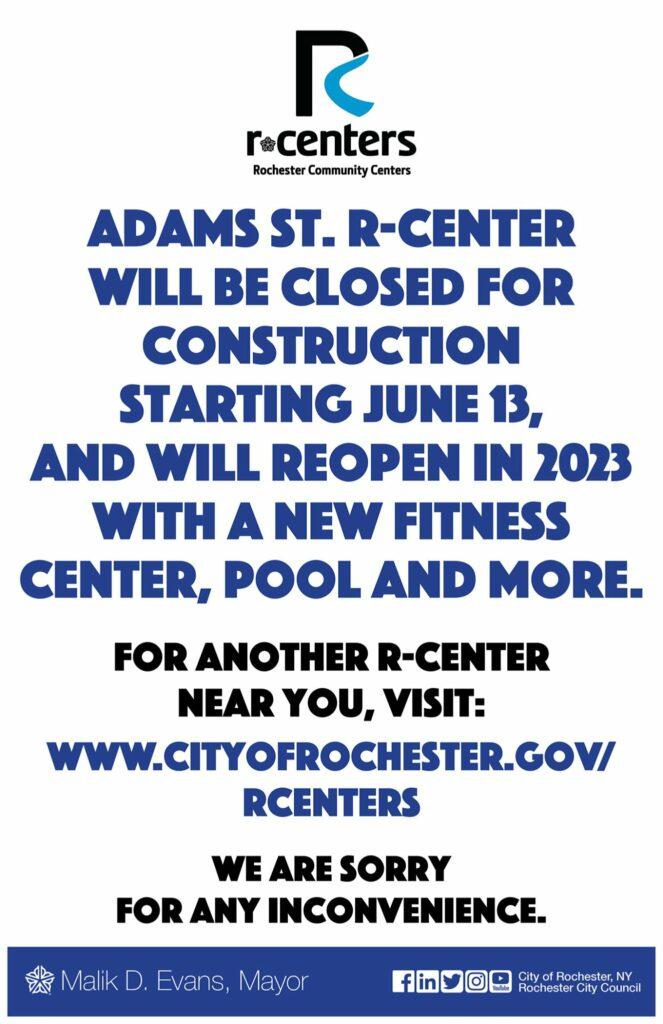 adams st r center closed