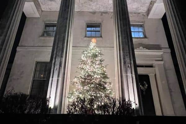Hervey Ely Mansion Christmas Tree